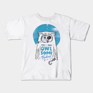 burung owl Kids T-Shirt